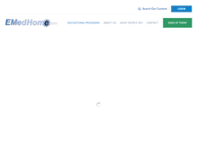Tablet Screenshot of emedhome.com